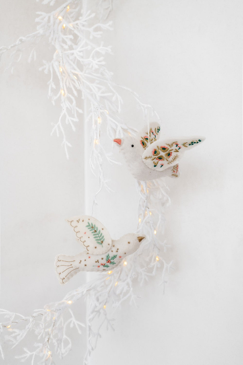 HOME SOCIETY Garland - sneeuw LED