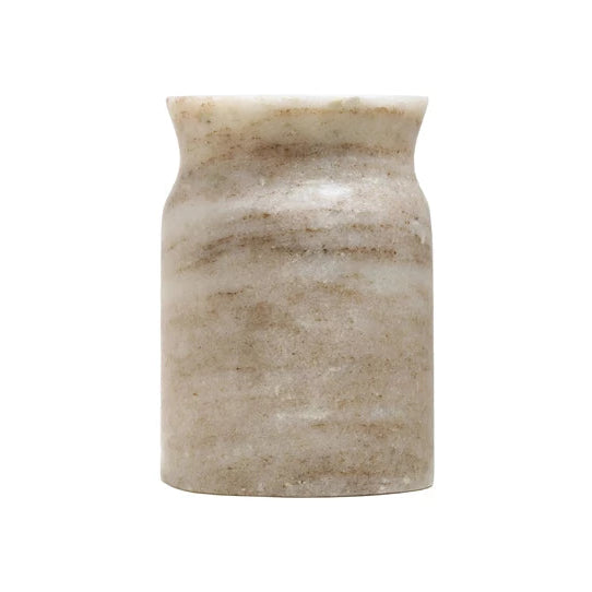 WELLMARK Marmeren potje - Beige