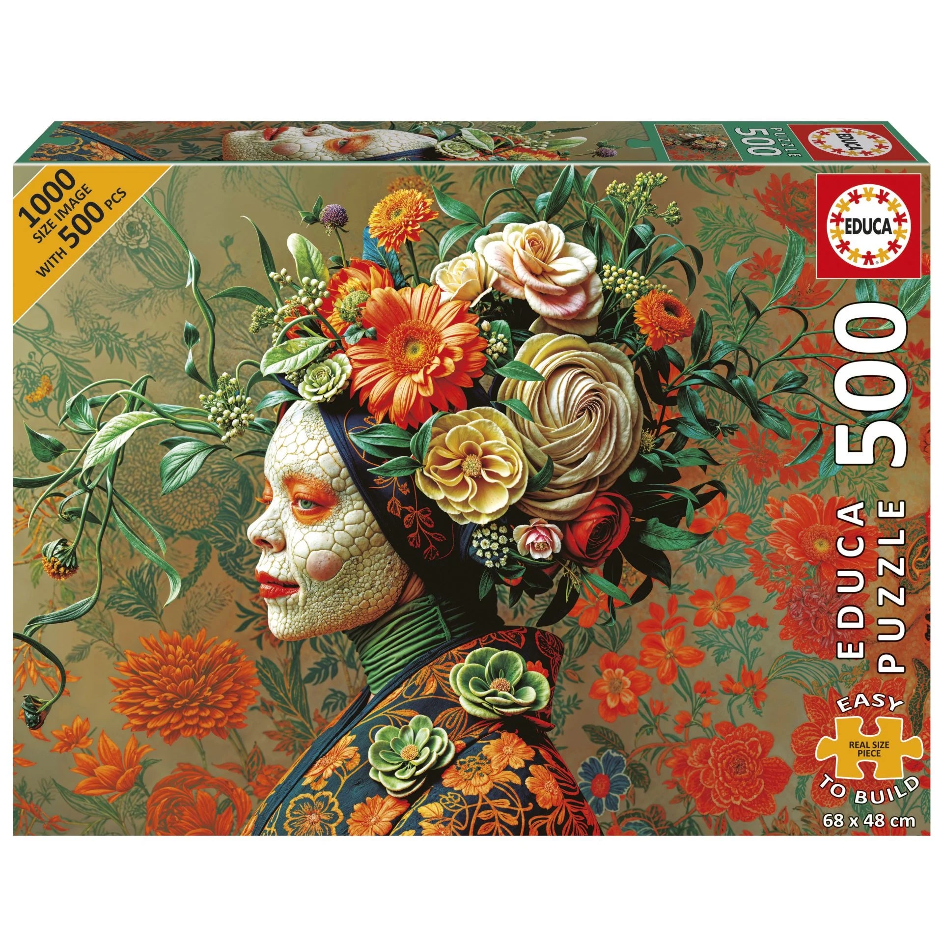 EDUCA Puzzel - De Hagedis koningin 500st.