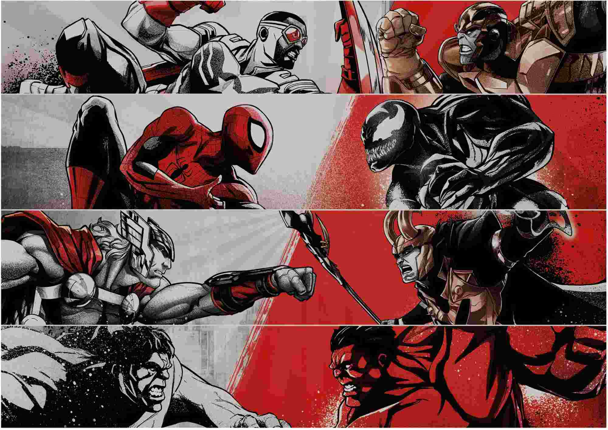 EDUCA Marvel puzzel - Captain America 2x500st.