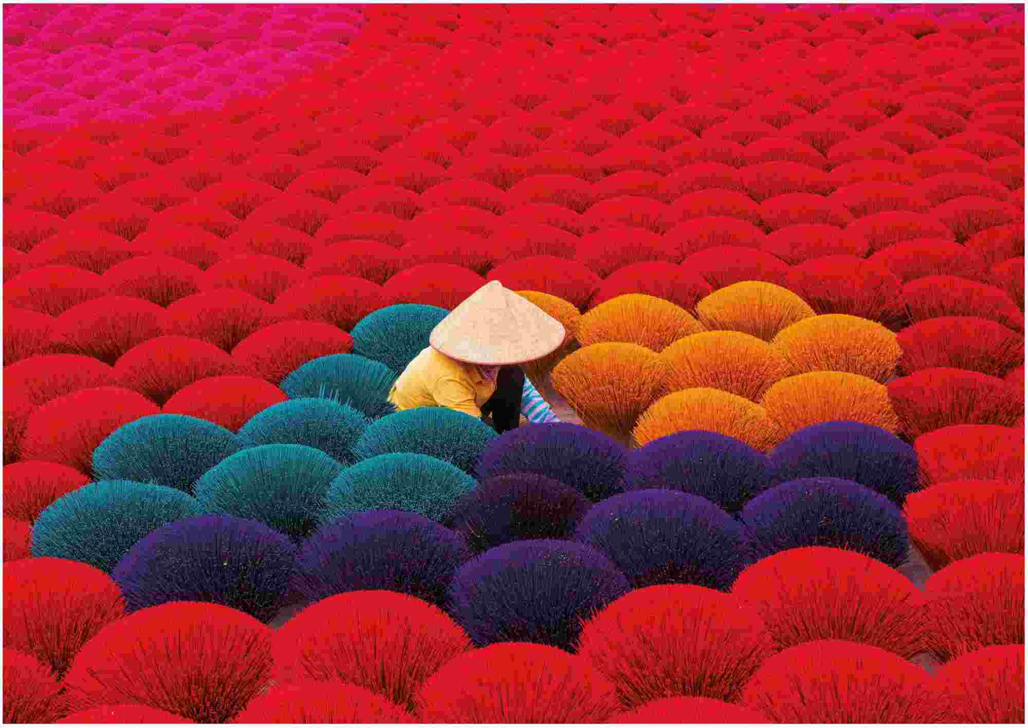 EDUCA Puzzel - Het Wierookdorp, Vietnam 1000st.