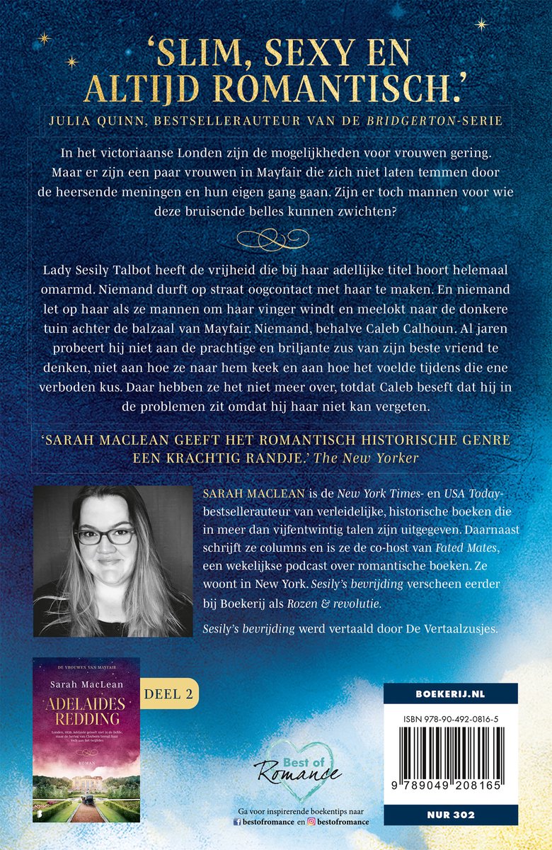 Vrouwen van Mayfair 1.- Sesily's bevrijding - Sarah Maclean