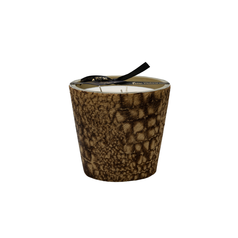 VICTORIA Kaars hairy - M glamour - cobra