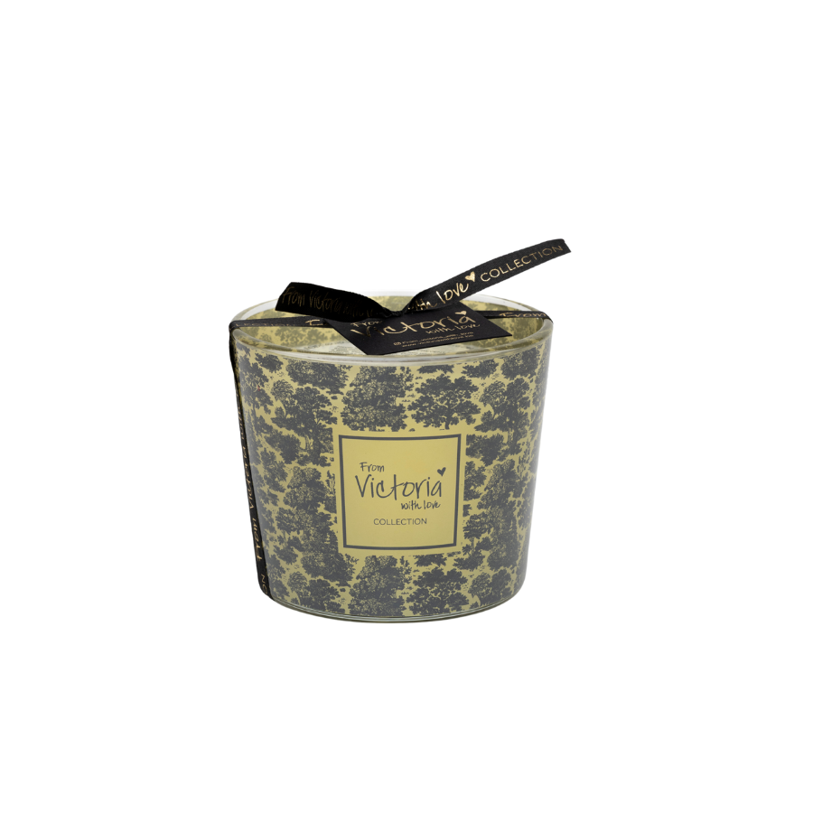 VICTORIA Kaars forest - S toi & moi - grey  (mondgeblazen, niet hervulbaar)