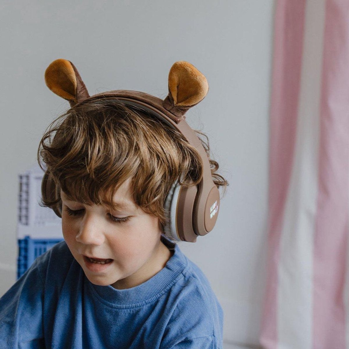 KIDYEARS hoofdtelefoon dier - beer