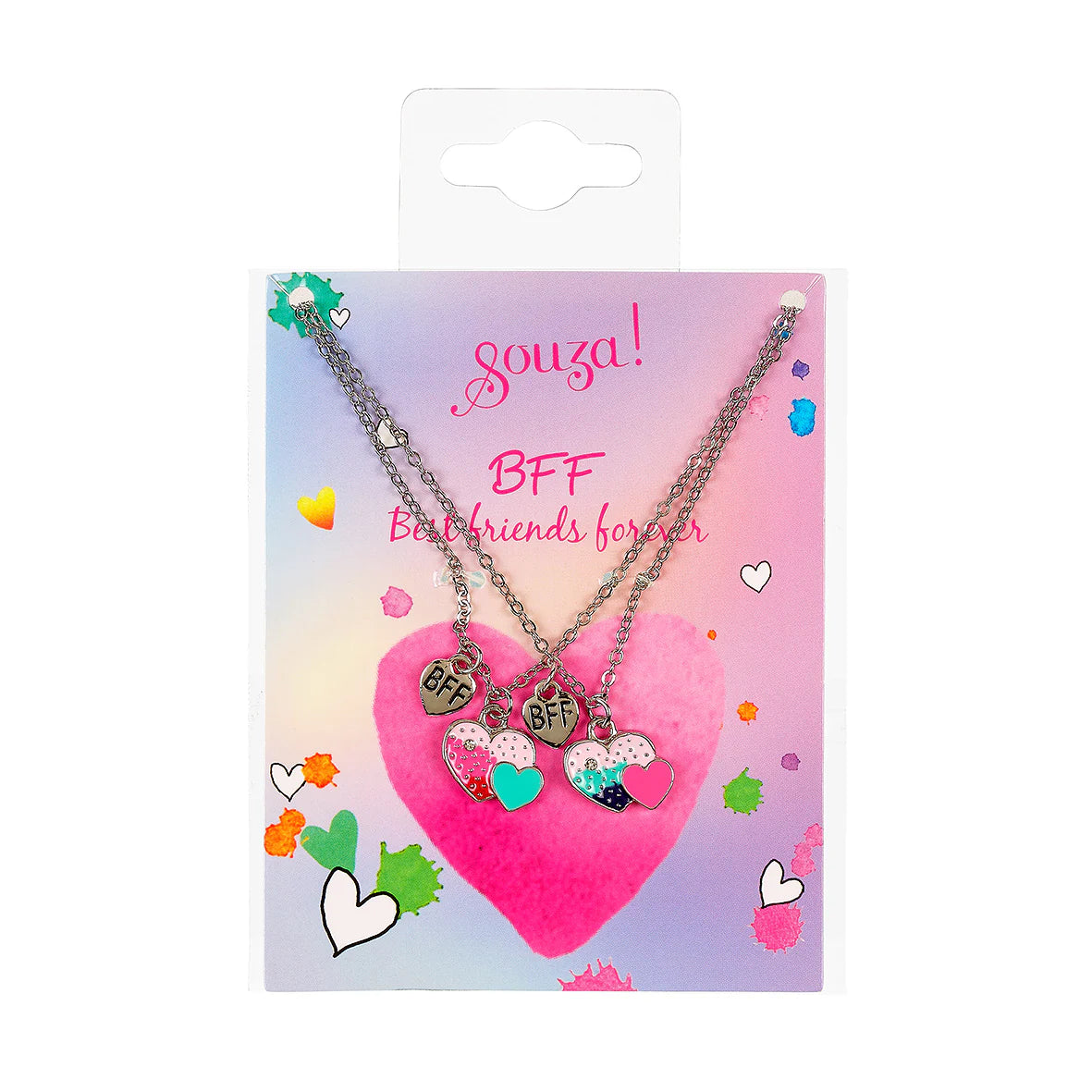 SOUZA BFF geschenkset 2 kettingen - heart