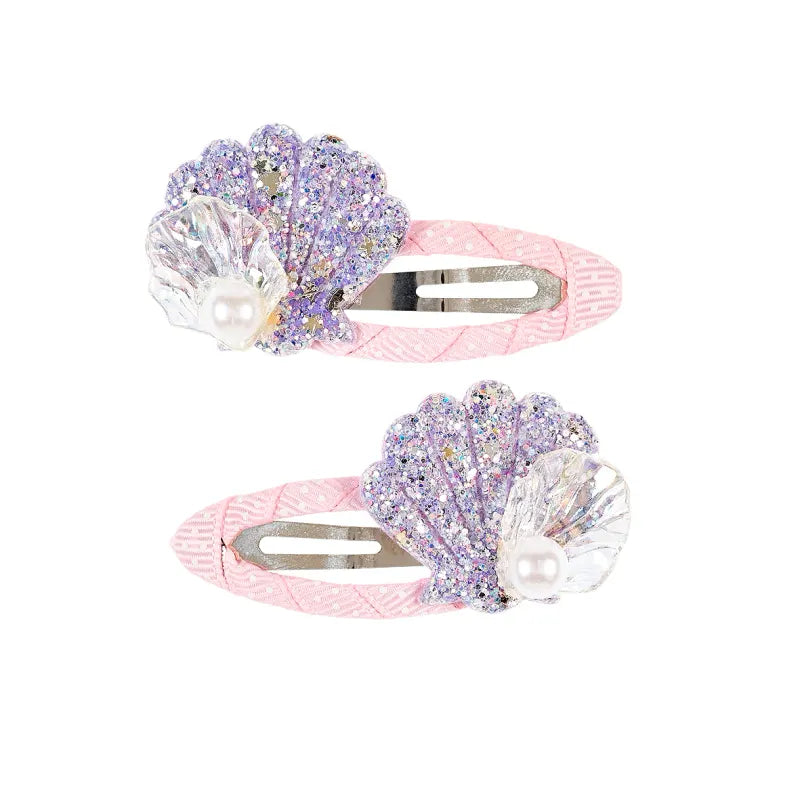 SOUZA Rhode haarclips - shell purple