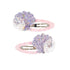 SOUZA Rhode haarclips - shell purple
