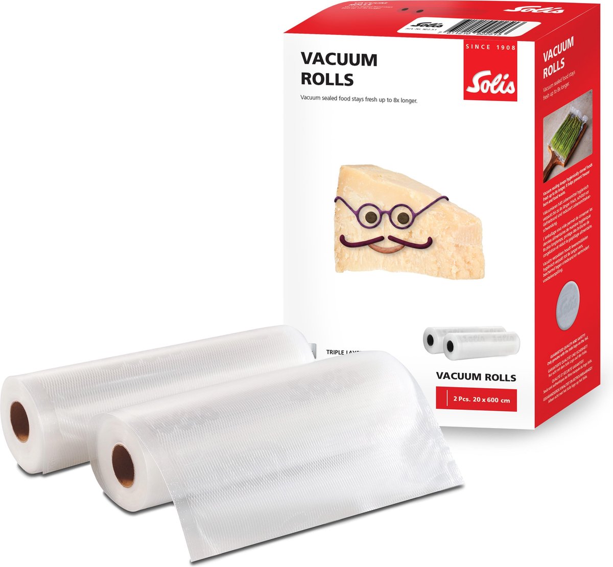 SOLIS Vacuumrollen 20x600cm - 2 rollen