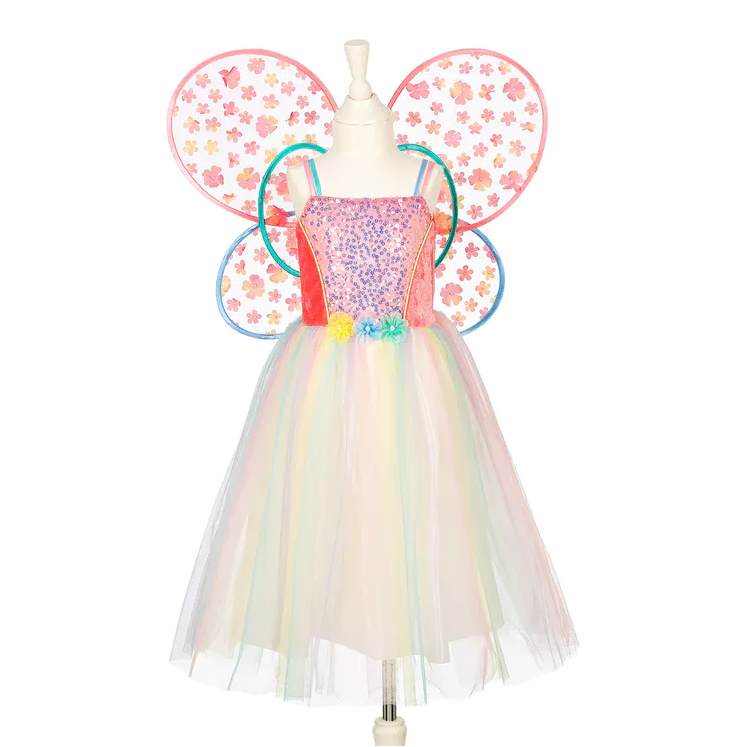 SOUZA Flora verkleedset kleedje en vleugels - 110/122 (5/7jaar)