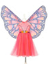SOUZA Papillon verkleedset kleedje en vleugels - 110/122 (5/7jaar)