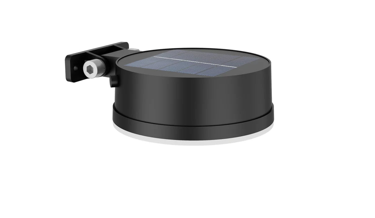 PHILIPS Vynce Wandlamp solar - zwart - rond - 1.5W - 2700K