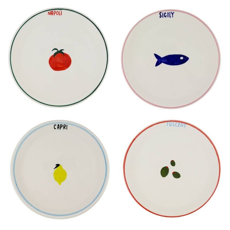 QUE RICO Atelier Pistache -  italian bord M 22cm - ass.