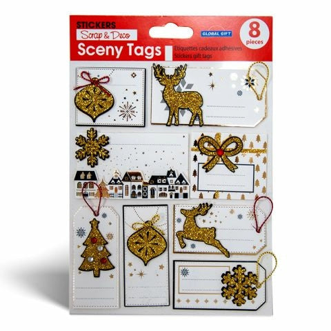 Gifttags Shining X-Mas /8