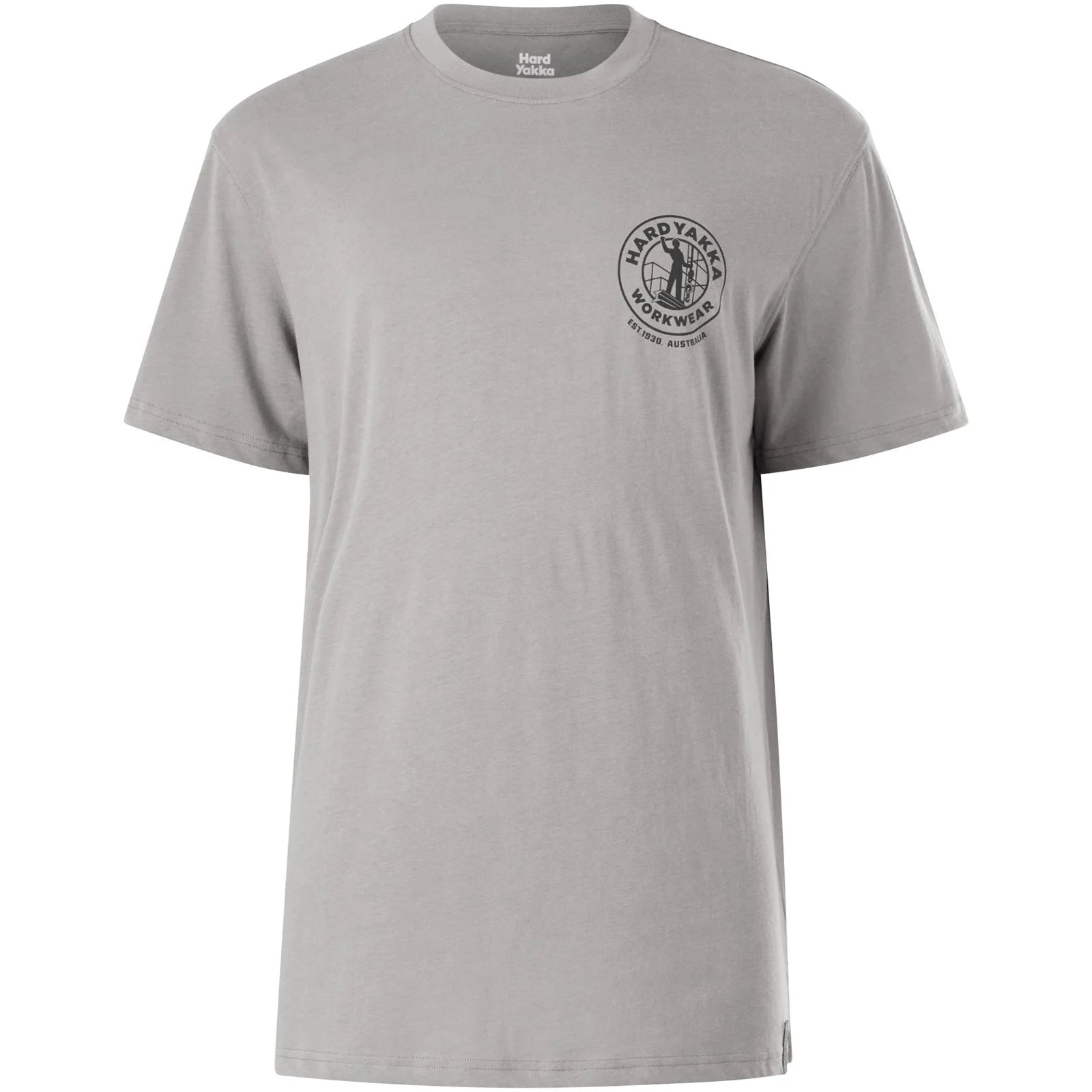HARD YAKKA Heritage icon Tshirt - XXL - Grijs