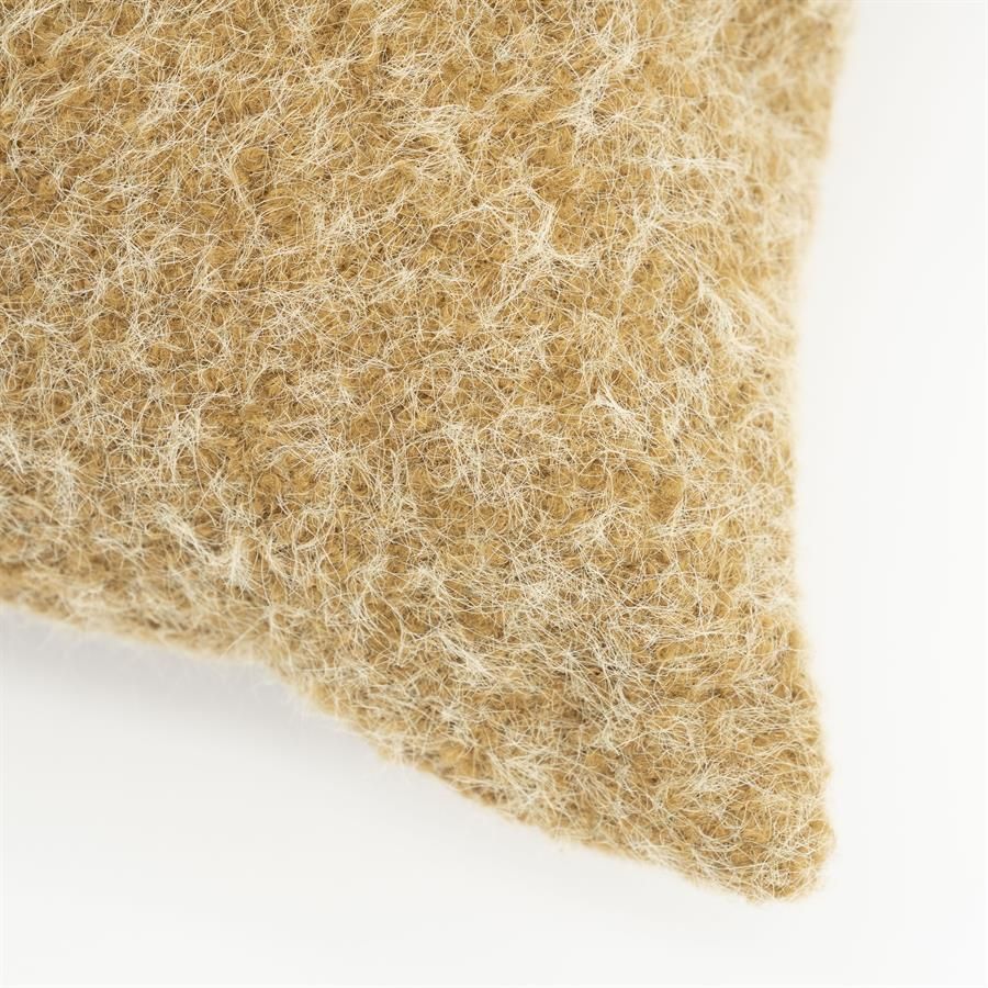 BY BOO Kelso kussen - 60x40cm - mustard