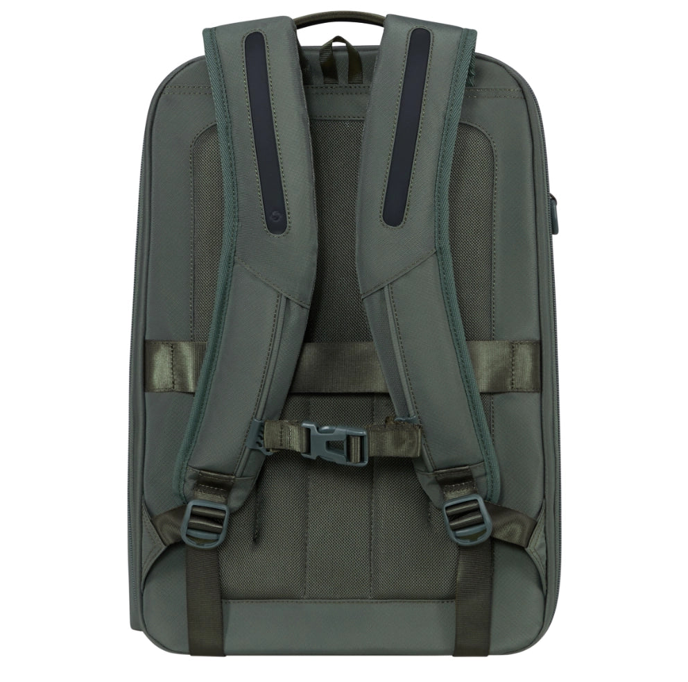 SAMSONITE PARALUX 2-in 1 reisrugzak - olijfgroen 44x31x24cm - 26L