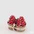 EDG Kaarsjes denappel 2st.- 9x6cm - rood