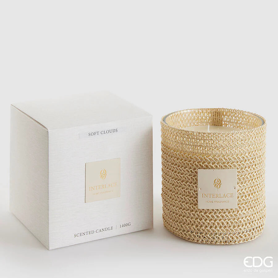 EDG Embrace geurkaars 15,5cm - soft clouds