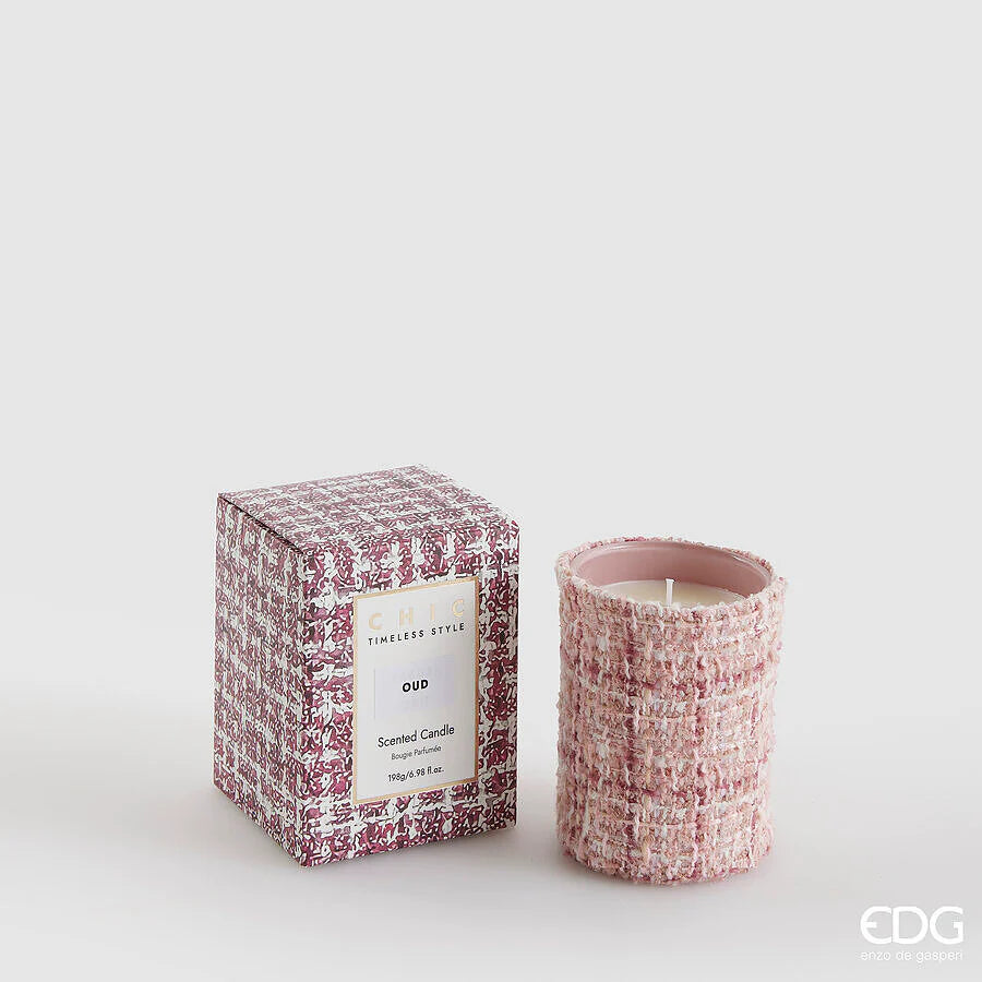 EDG Boucle geurkaars 9,5cm - oud