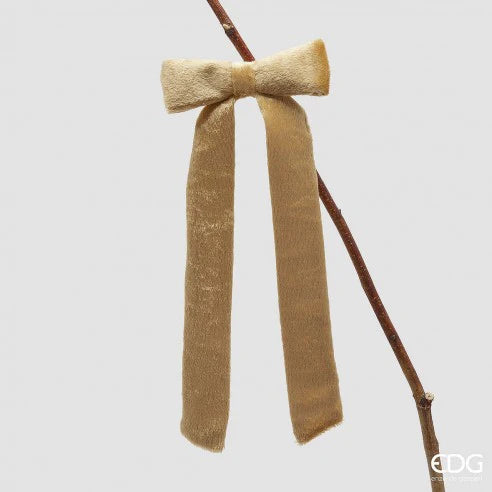 EDG Velluta strik clip - 30x13cm - goud