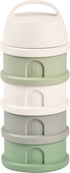 BEABA Stapelbare dosseerdozen 4 dlg - cotton white/sage green