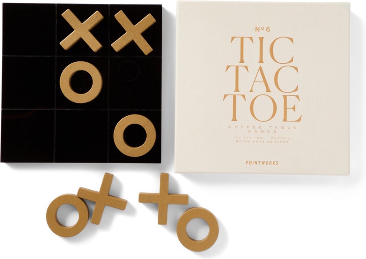 PRINTWORKS Classic bordspel - Tic Tac Toe