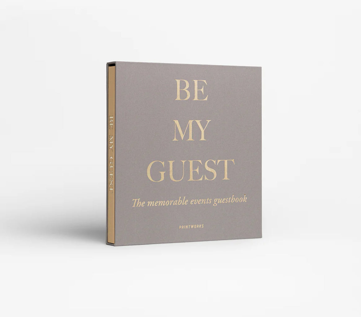 PRINTWORKS Gastenboek - beige/geel