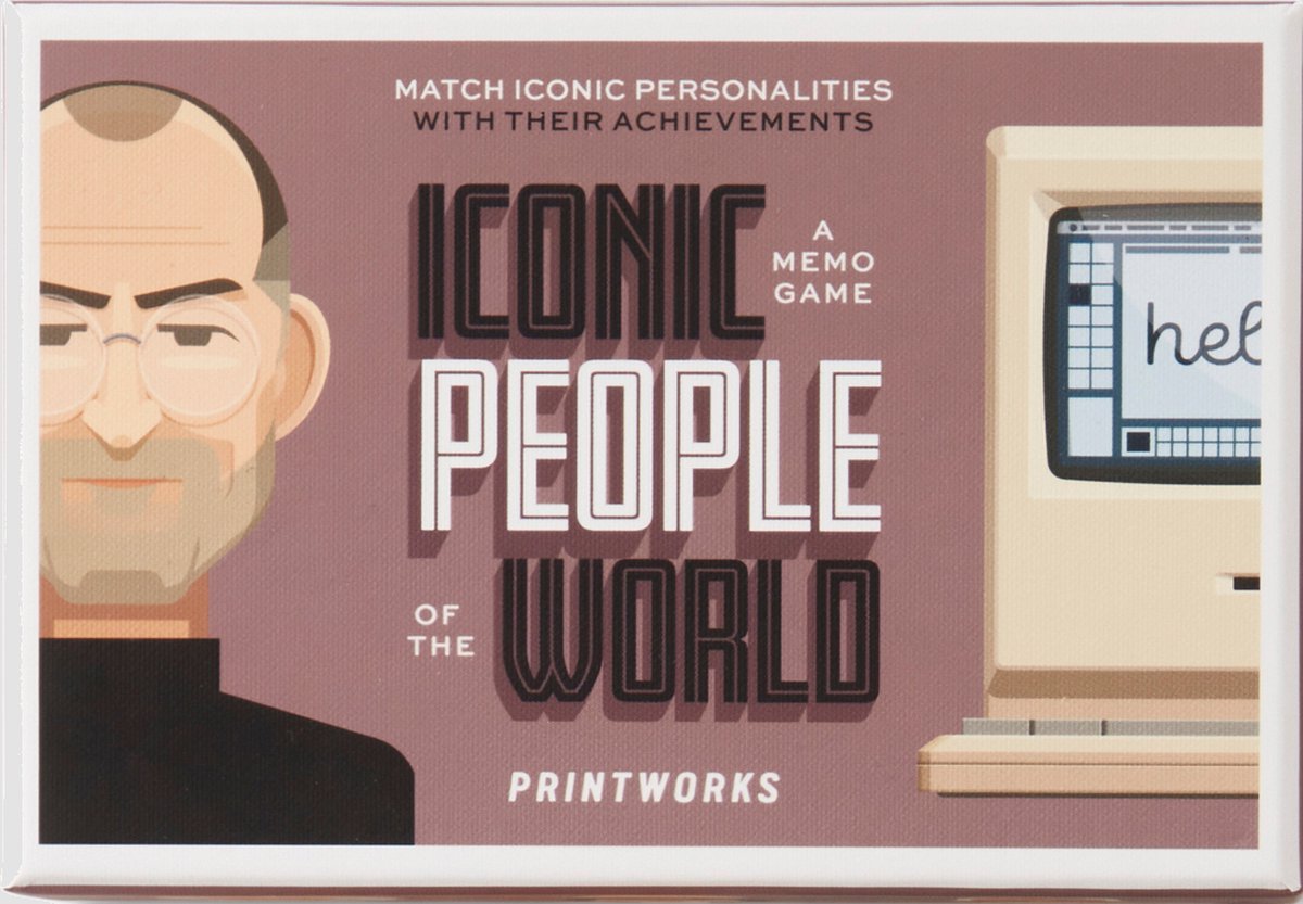 PRINTWORKS Memo spel - Iconic People