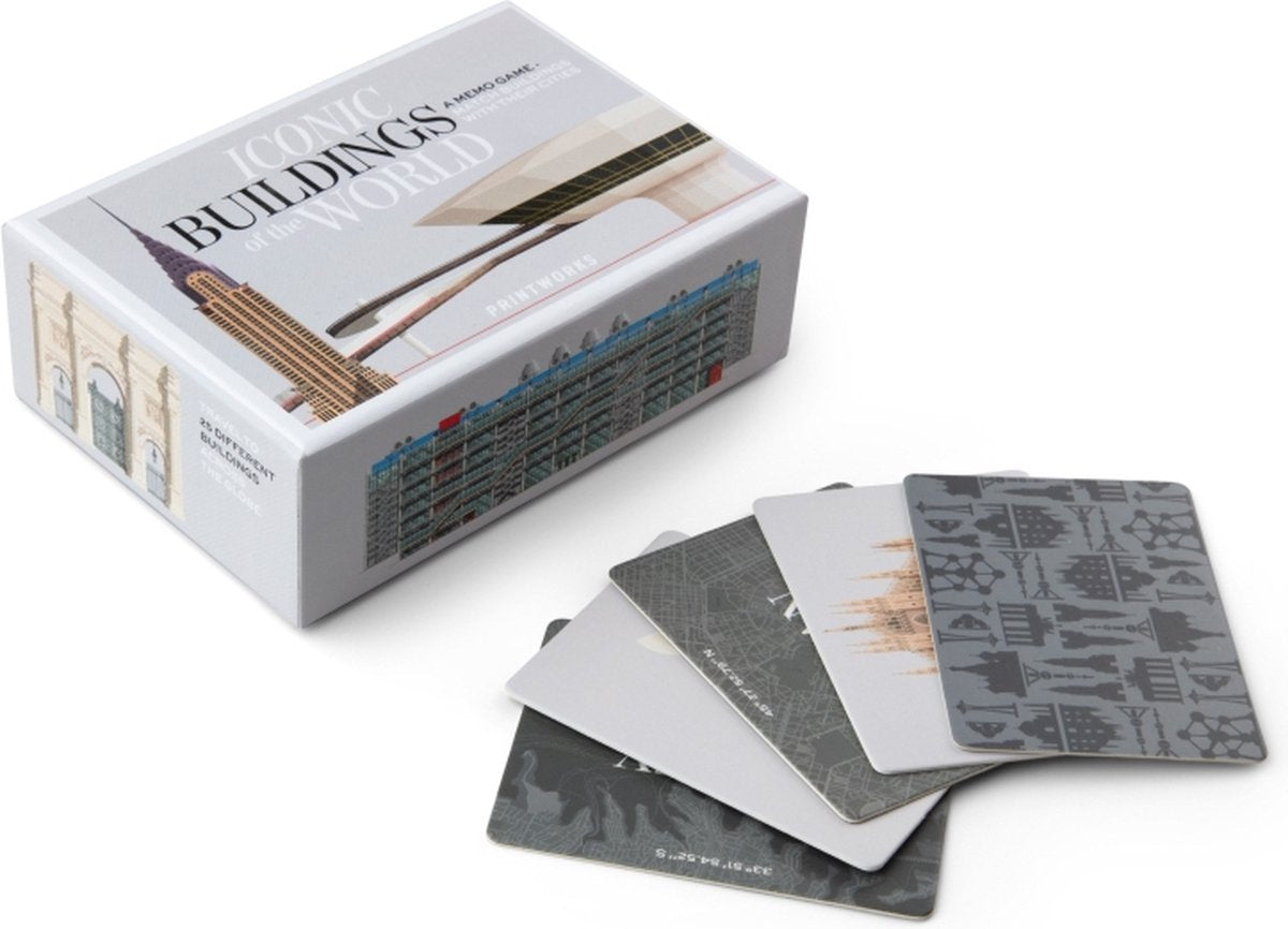 PRINTWORKS Memo spel - Iconic Buildings