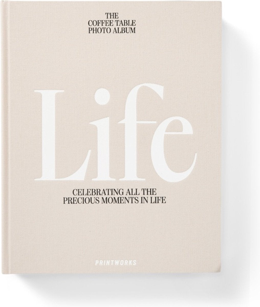 PRINTWORKS Fotoalbum - Life - beige