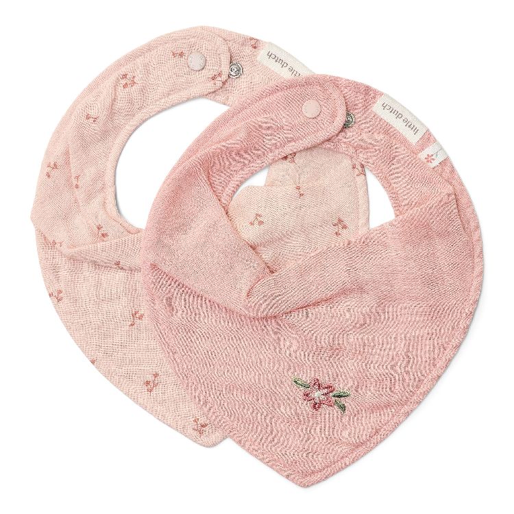 LITTLE DUTCH Bandana slabben 2st - Pure Blossom