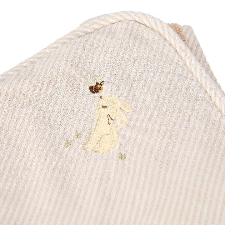LITTLE DUTCH Badcape 75x75cm - Baby Bunny