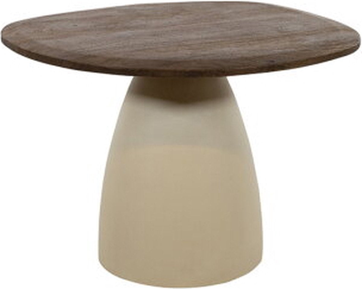 Cornetto salontafel organisch - 65x58x45cm - mango malaga brown