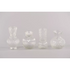 Charming Quartet - transparante glazen vaasje - dia 9 x H13cm