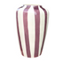 VAL Funky flower vaas XL 25cm - aubergine stripes