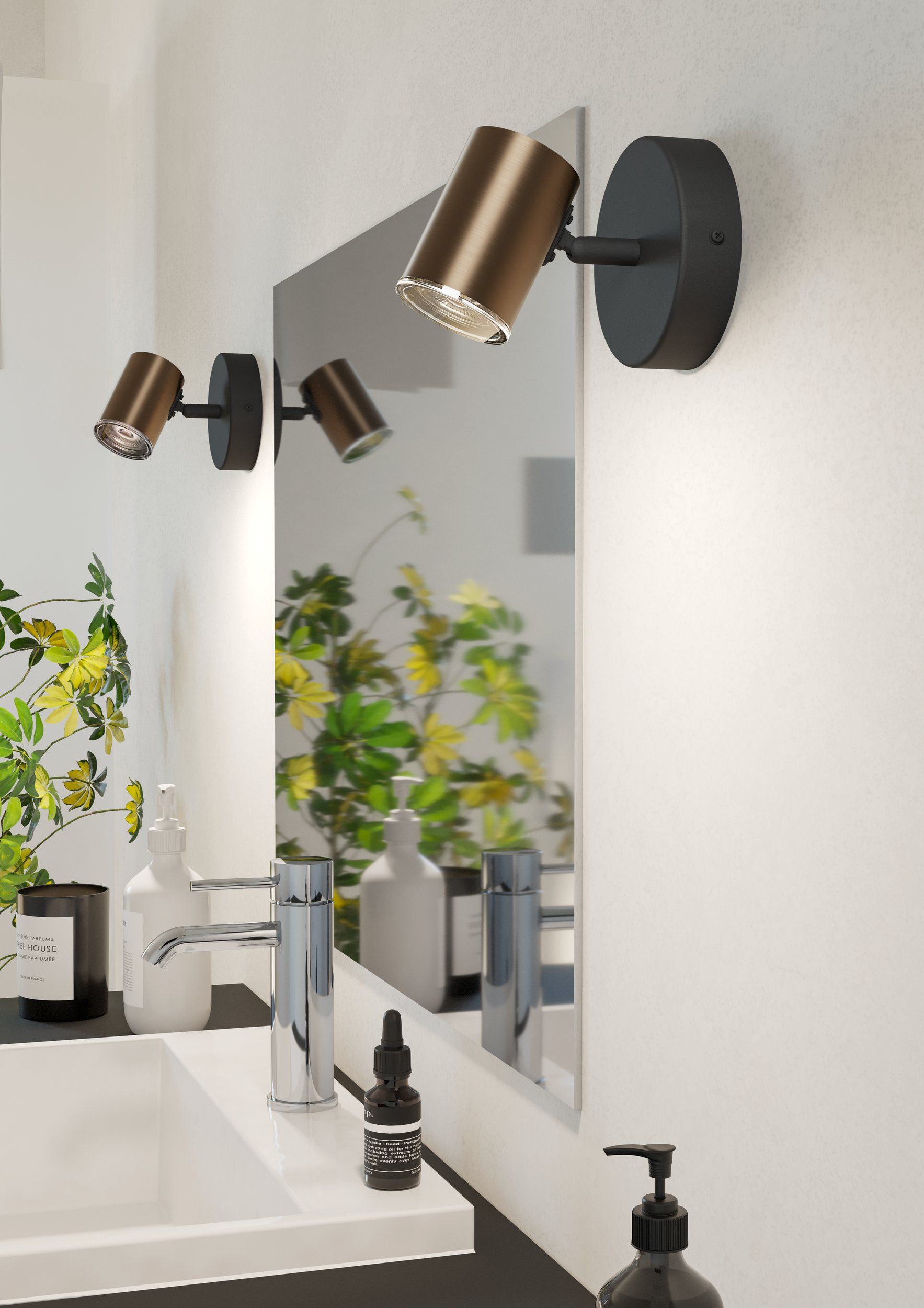 Eglo CONSUMA 1 spot - GU10 - Brons / zwart