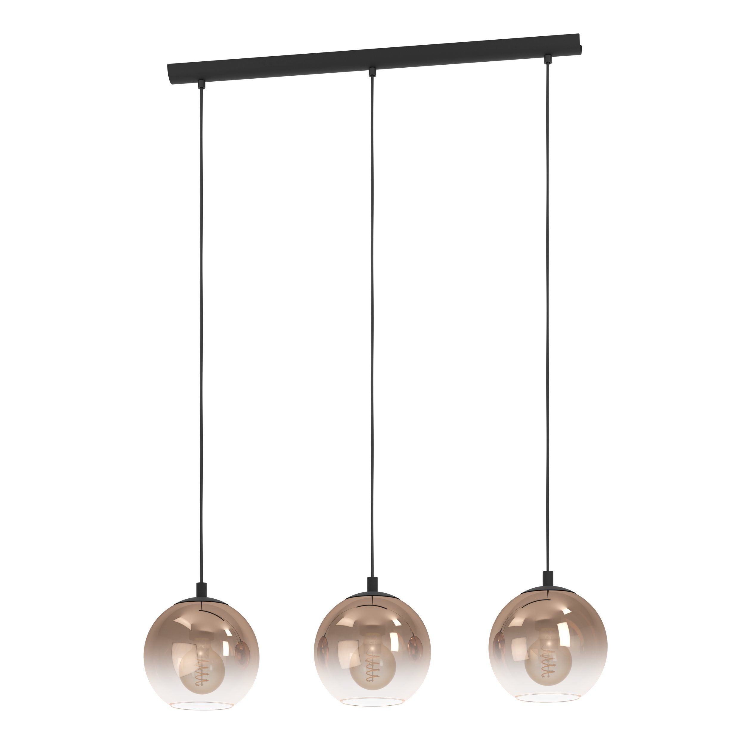 Eglo ARISCANI 1 hanglamp - 3x E27 - Zwart