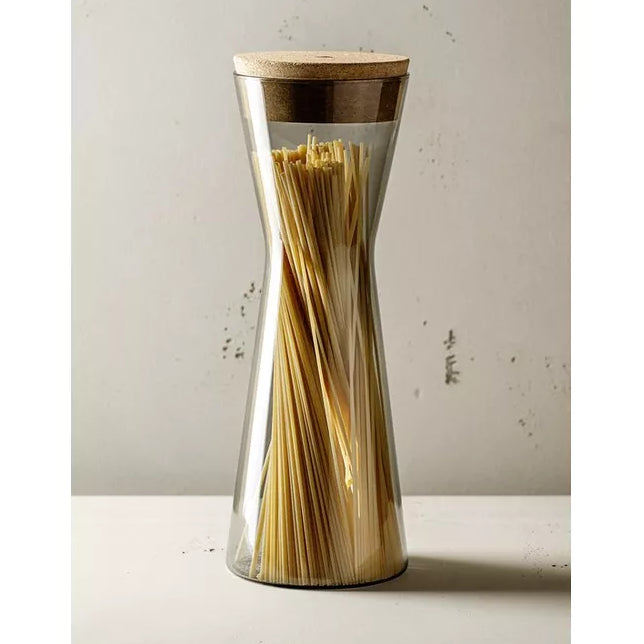 LEONARDO Forma X voorraadpot 31cm - grijs