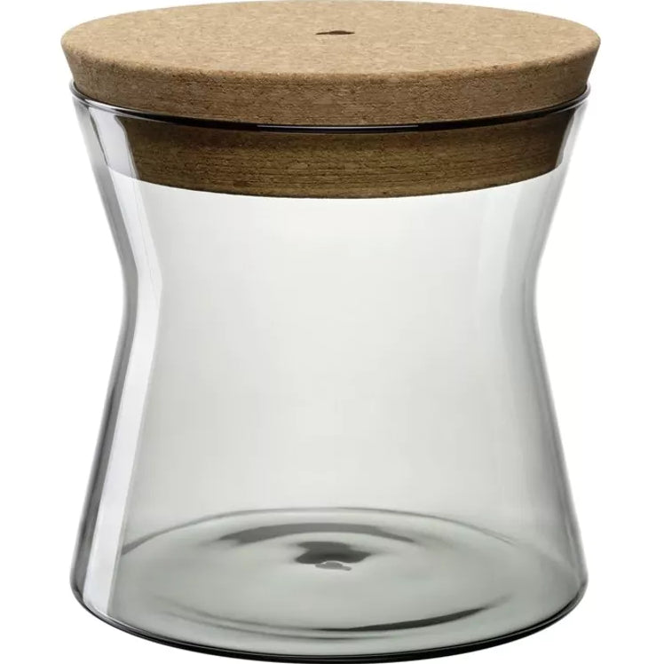 LEONARDO Forma X voorraadpot 16cm - grijs