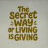 YETT Tegeltje - The secret way of living is giving - creme/goud