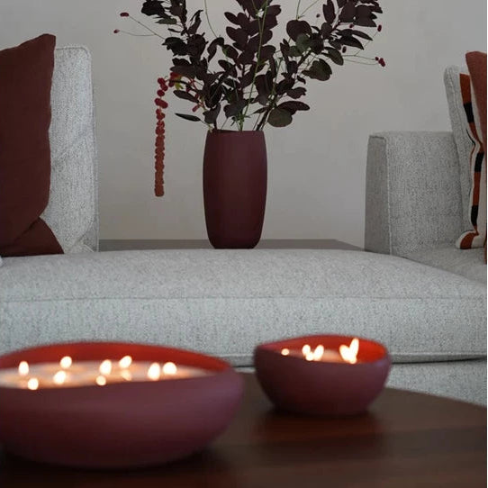 MON DADA Doteki vaas indoor - burgundy