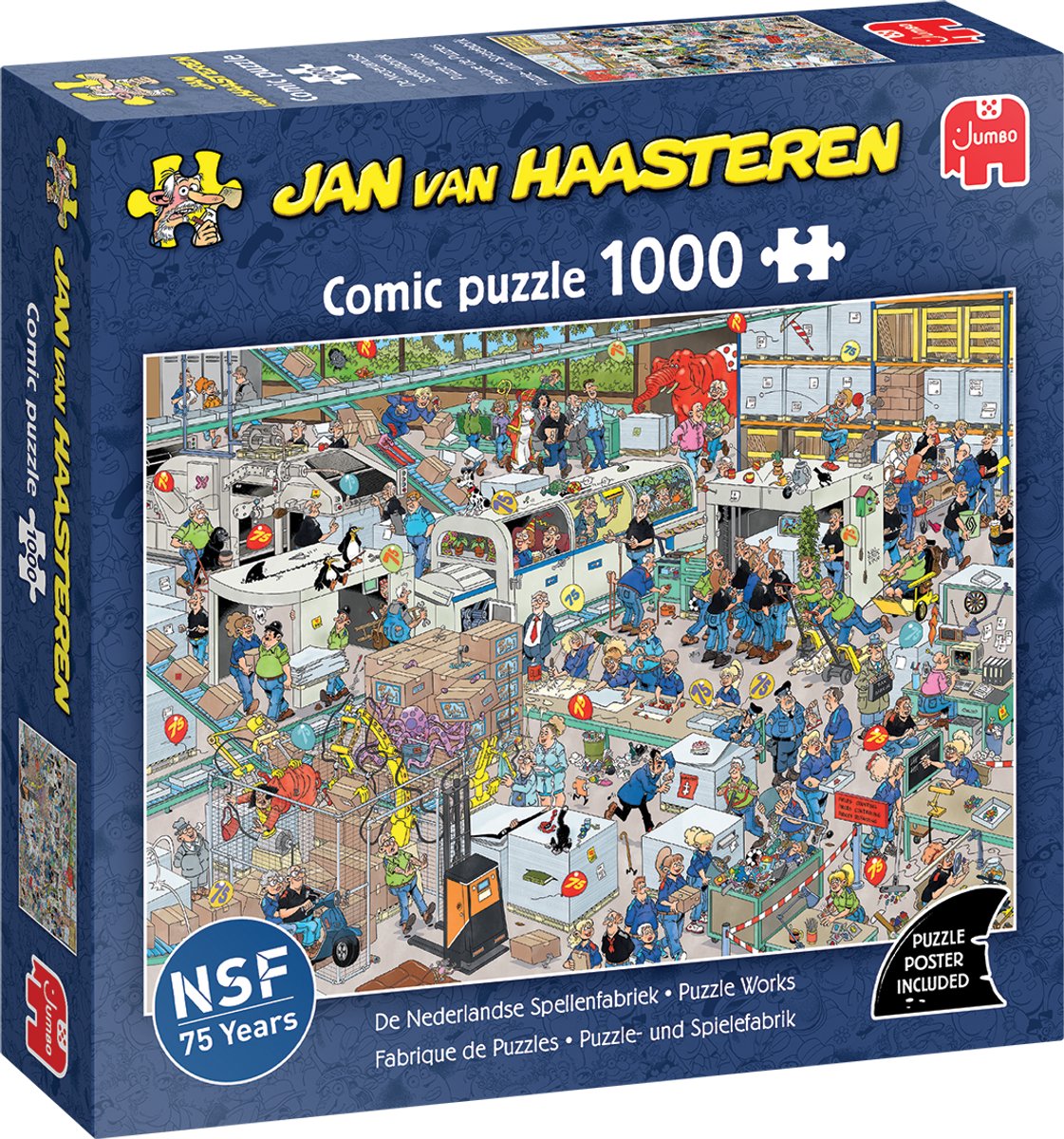 JUMBO Puzzel Jan van Haasteren - De Nederlandse spellenfabriek 1000st.