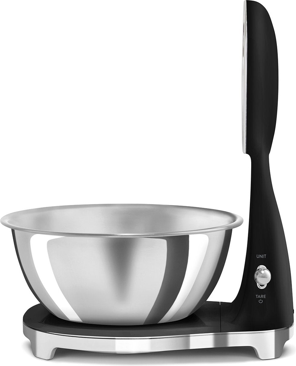 SMEG Digitale en analoge keuken weegschaal - zwart