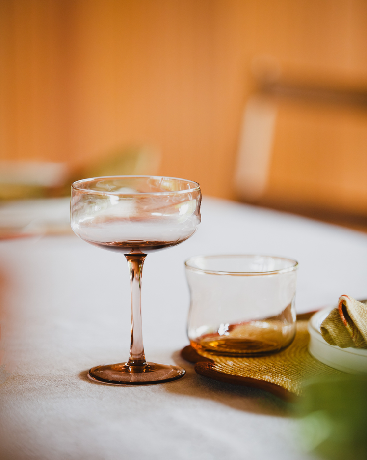 PAVEAU Swirl small tumbler glasses 2st.- glow