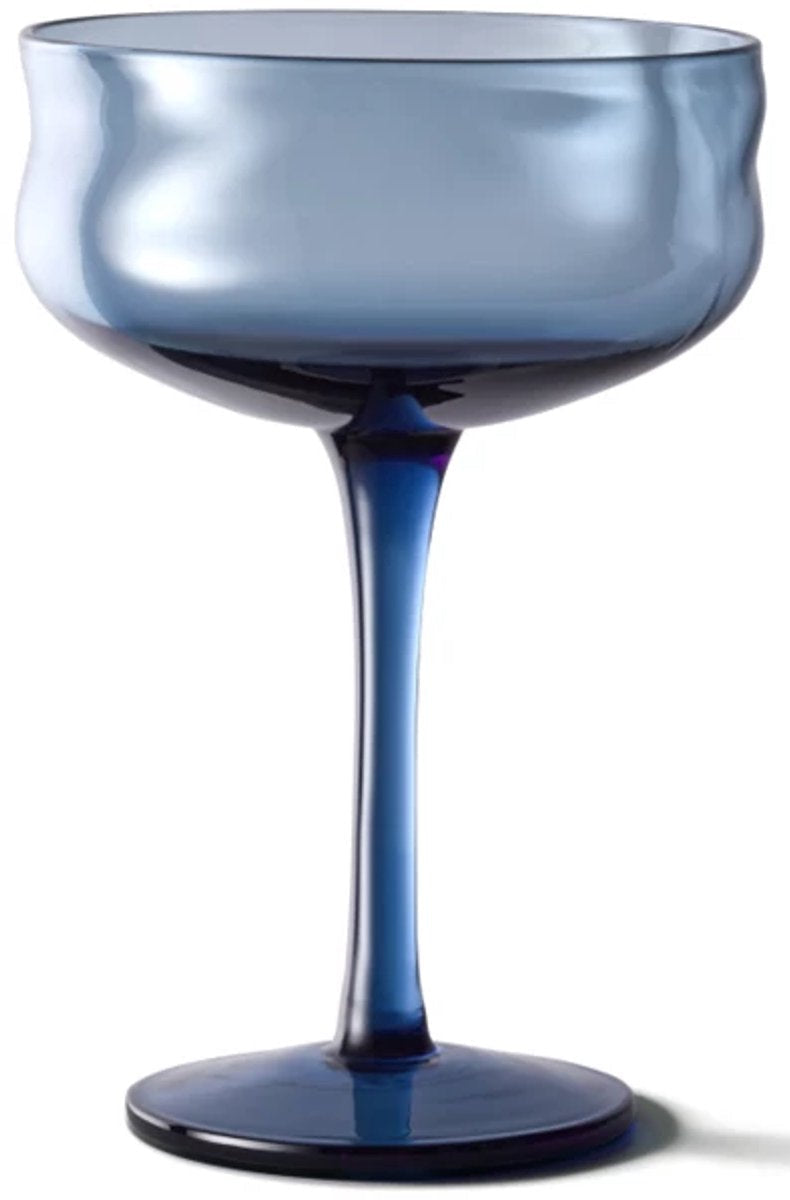 PAVEAU Swirl coupe glasses 2st.- midnight