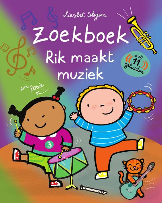 Rik maakt muziek - Zoek- en geluidenboek - Liesbet Slegers