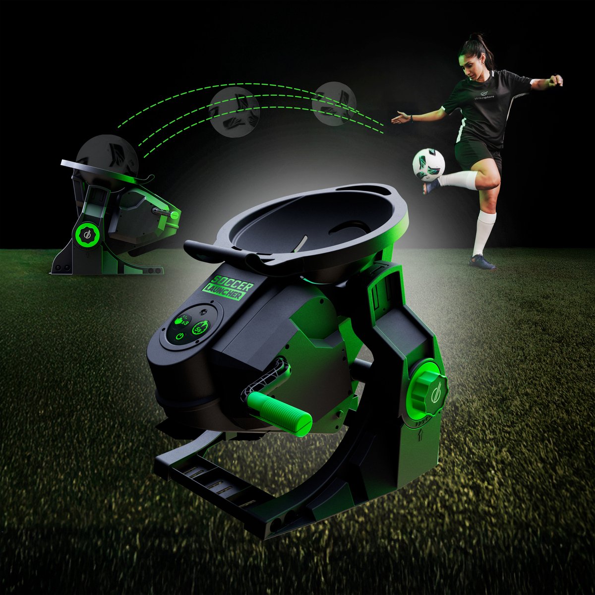 Smart ball power launcher - voetbaltrainer