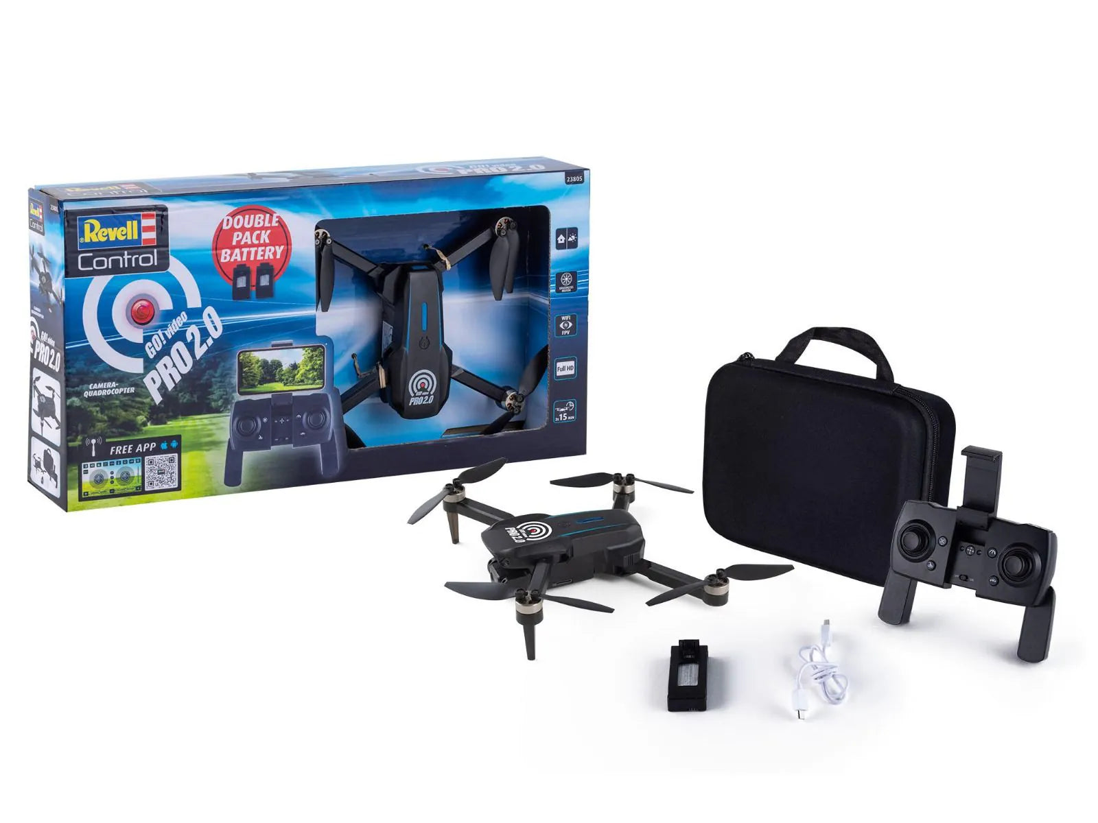 REVELL RC Camera quadrocopter Go! Video pro 2.0