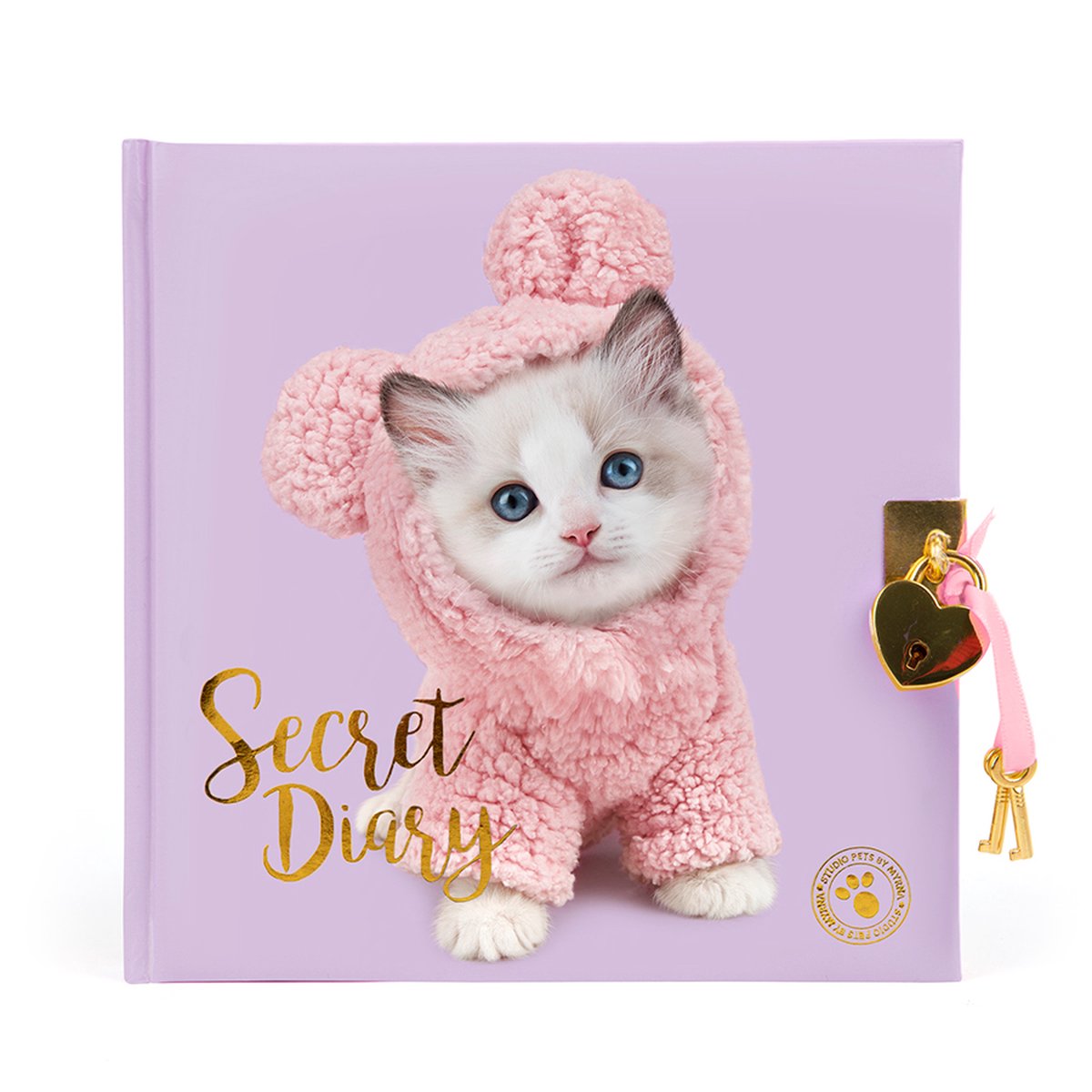 STUDIO PETS Ragdoll Mousie - Dagboek met slot
